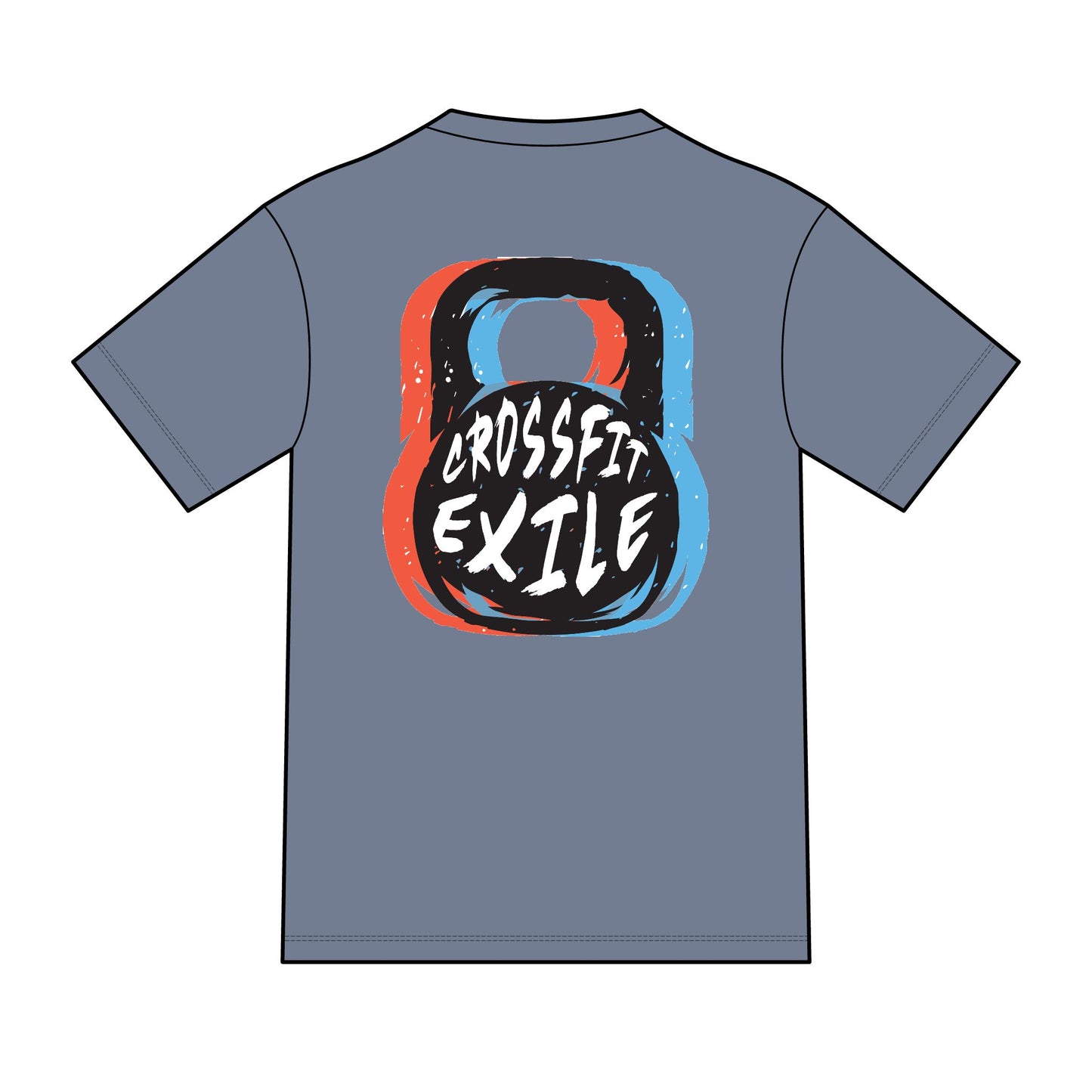 CrossFit Exile Kettlebell Tee - Gym Fitness Workout Shirt