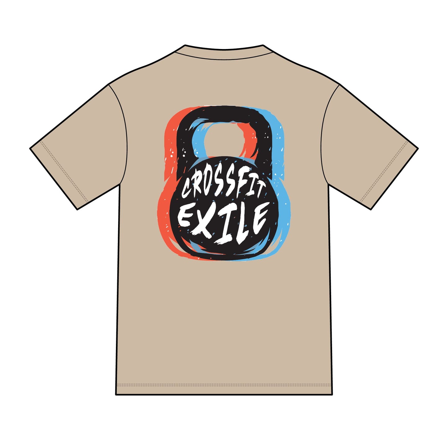 CrossFit Exile Kettlebell Tee - Gym Fitness Workout Shirt