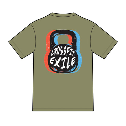 CrossFit Exile Kettlebell Tee - Gym Fitness Workout Shirt